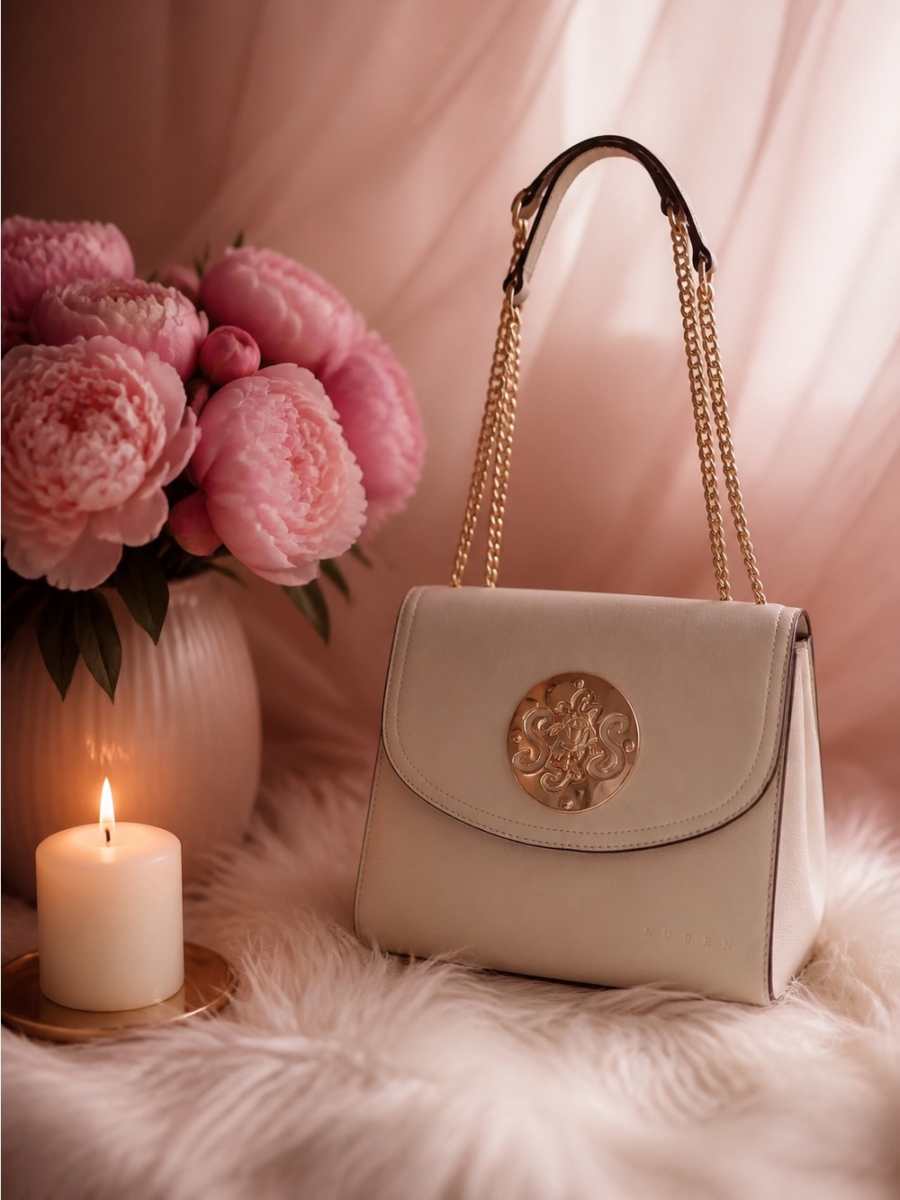 SUSEN Beige Shoulder Bag